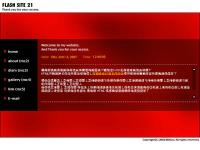 Red flash website templates (Japan)